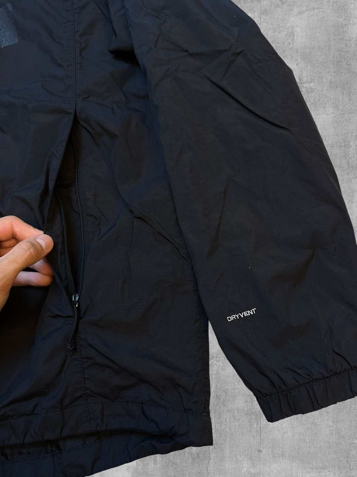 The North Face Regenjacke Windbreaker Schwarz L