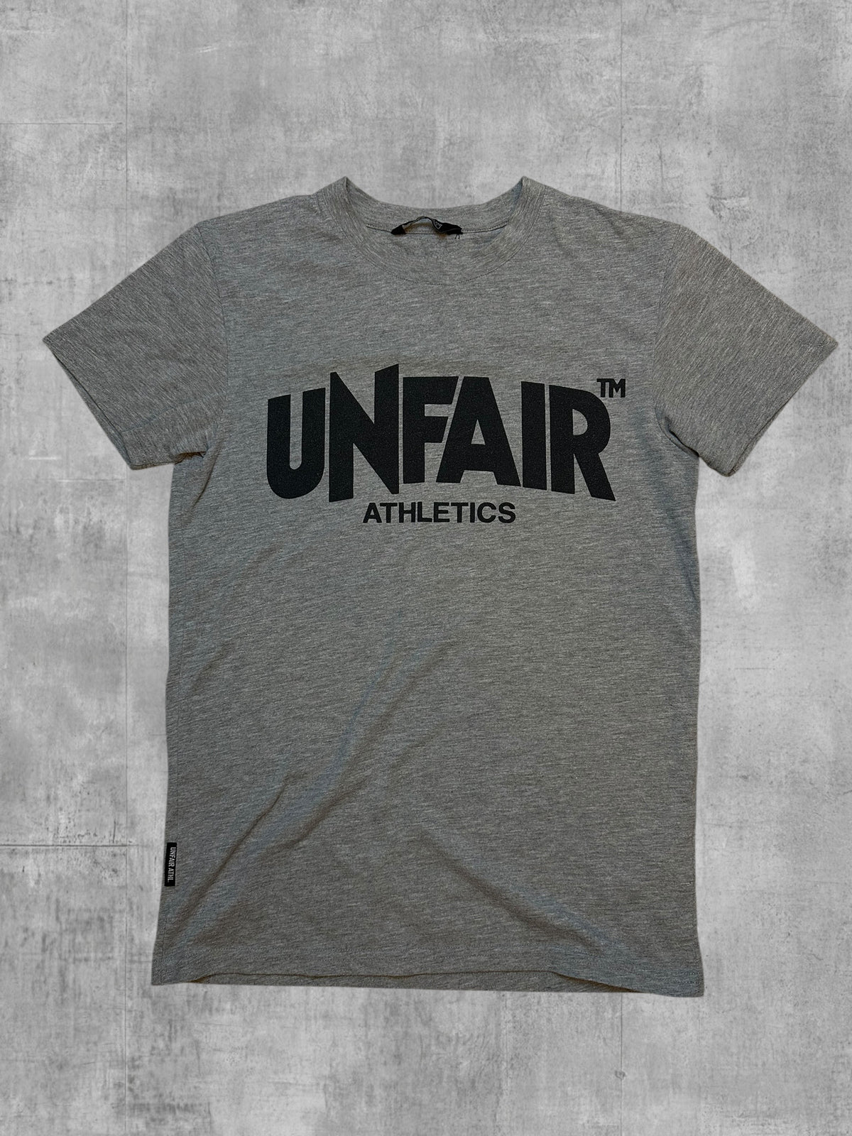 Unfair Athletics T-Shirt Grau Schwarz S