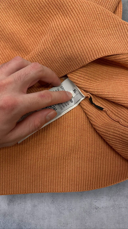 Stone Island Vintage Strick Sweatshirt Orange XL