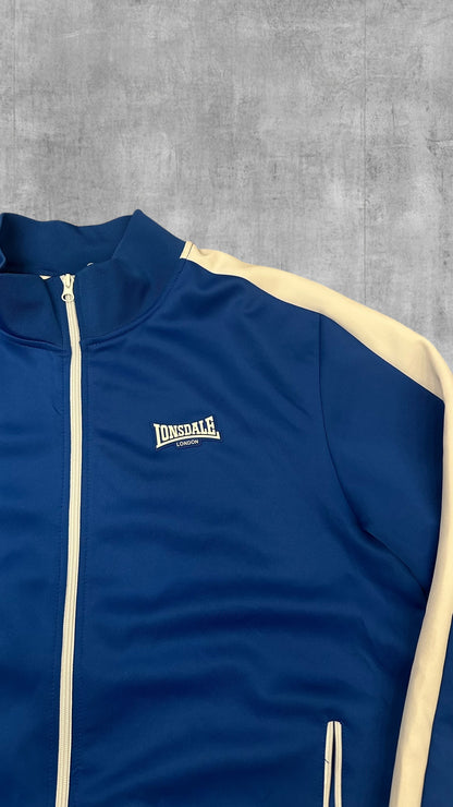 Lonsdale London Trainingsanzug Trainingsjacke Jogginghose Blau Weiß XL