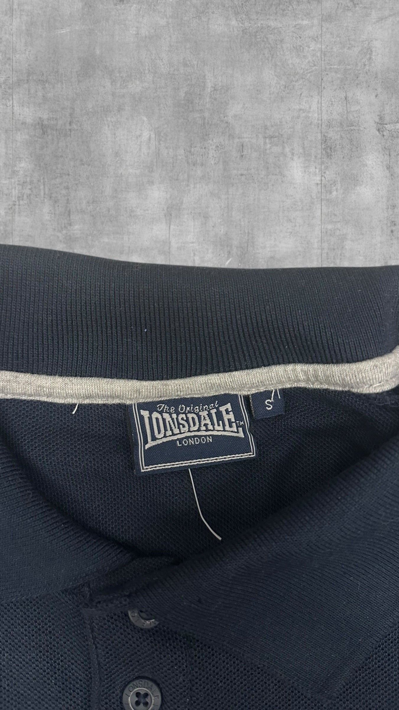 Lonsdale London Polo Shirt Schwarzblau M