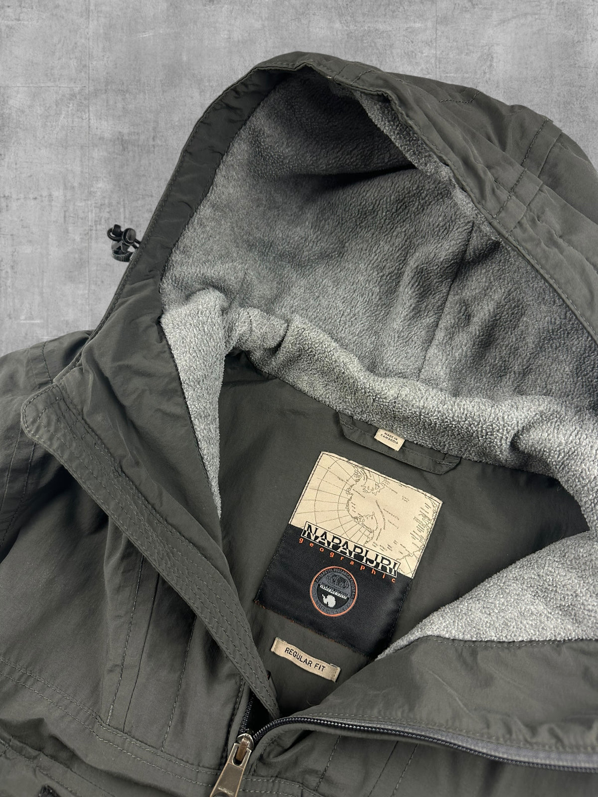 Napapijri Jacke Windbreaker gefüttert Grau S