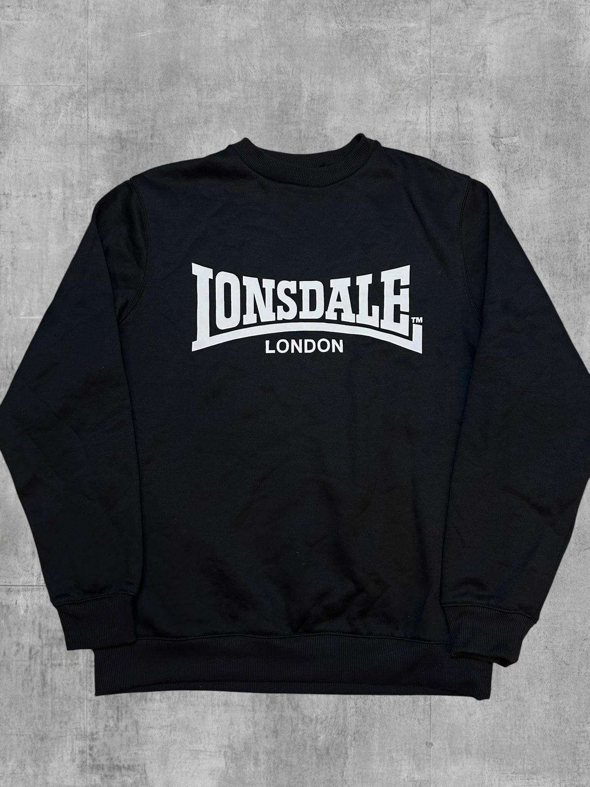 Lonsdale London Sweatshirt Schwarz Weiß M