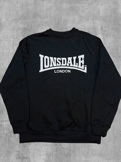 Lonsdale London Sweatshirt Schwarz Weiß M