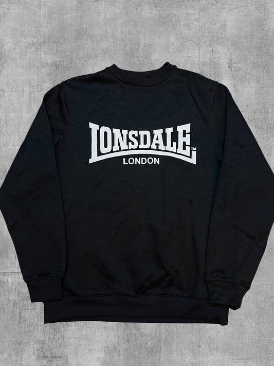 Lonsdale London Felpa Nero Bianco M