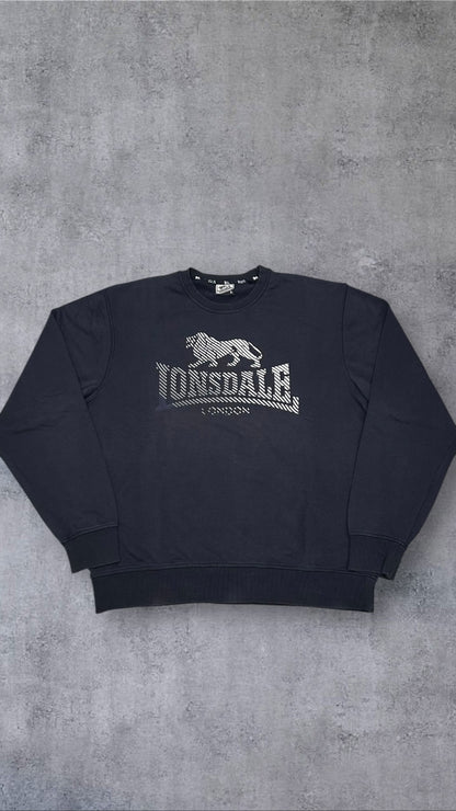Vintage Lonsdale London Sweatshirt Navy Blau L
