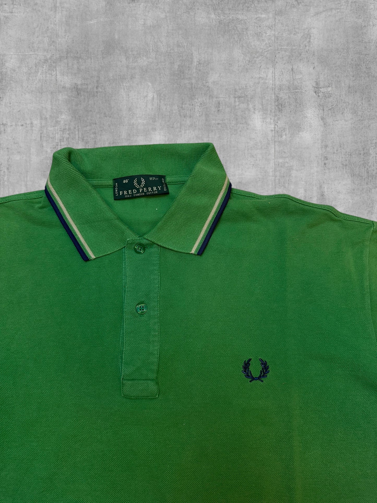 Fred Perry Polo Shirt Grün L