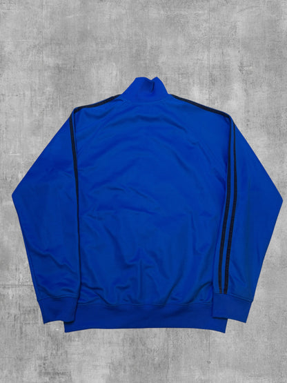Fred Perry Vintage Trainingsjacke Taped Blau Schwarz Weiß M
