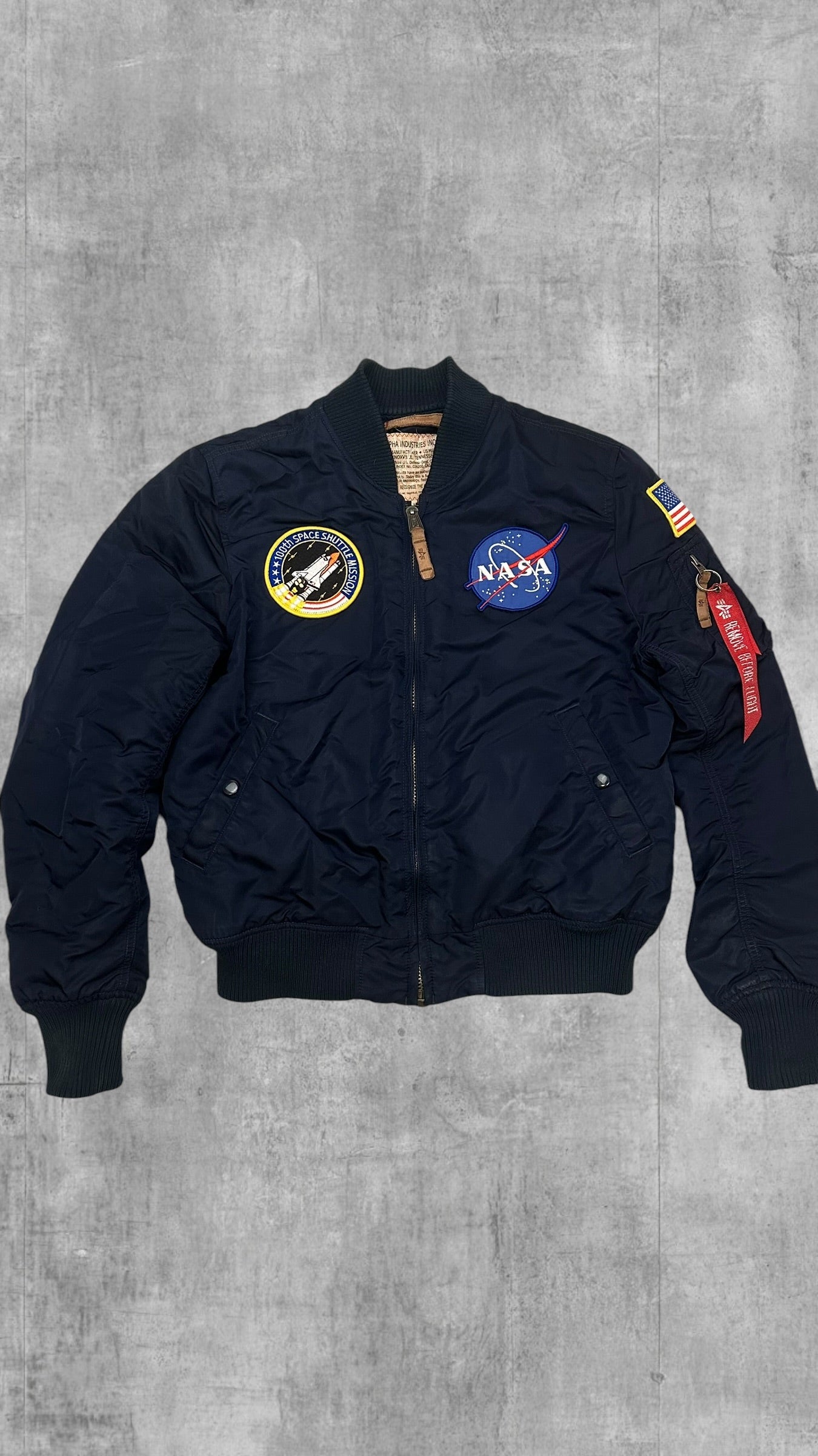 Alpha Industries Bomberjacke Navy Blau M