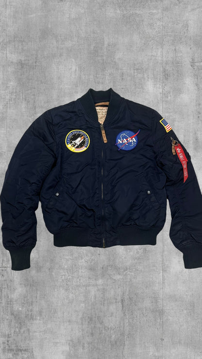 Alpha Industries Bomberjacke Navy Blau M