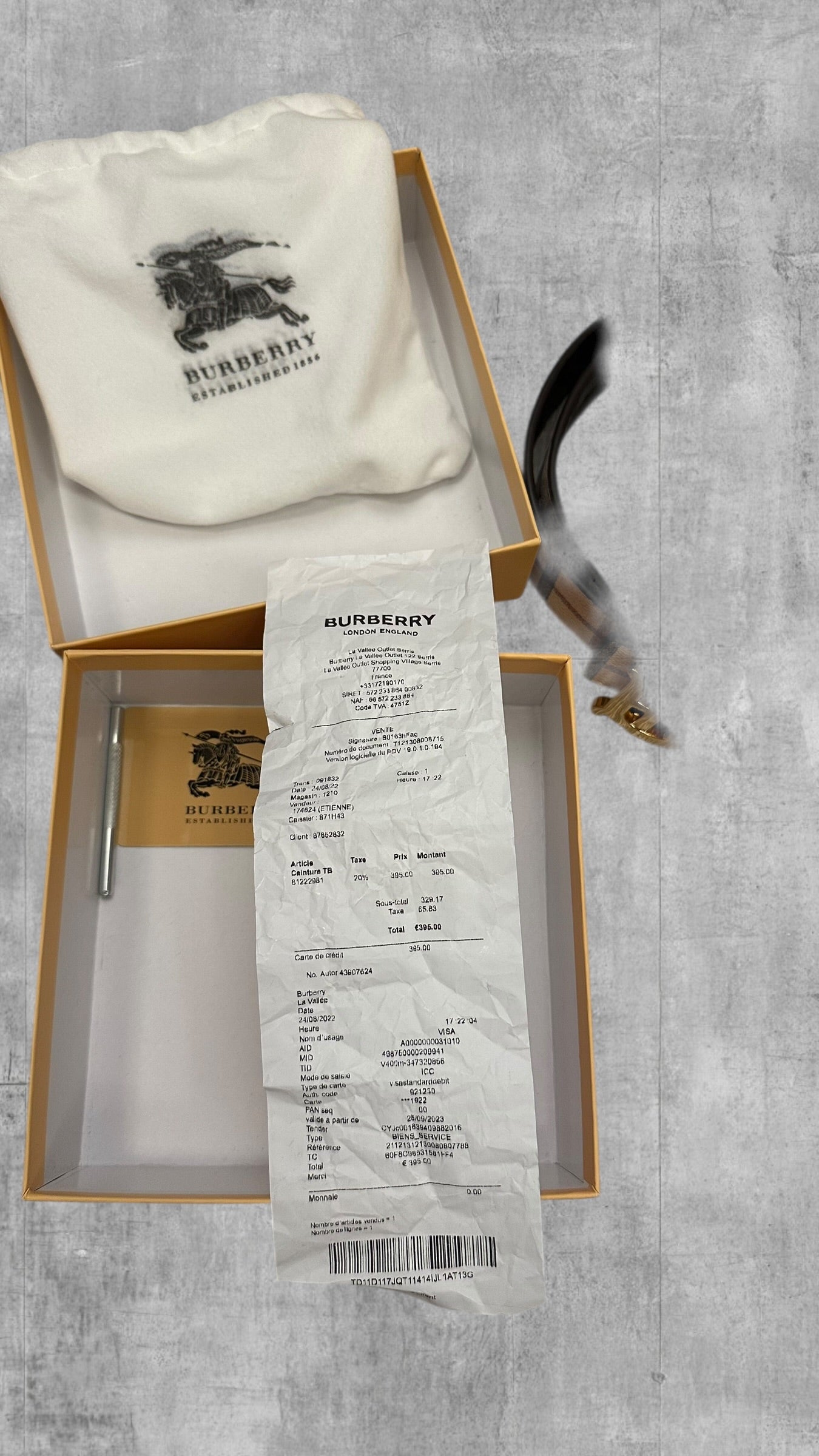 Burberry Gürtel 110cm