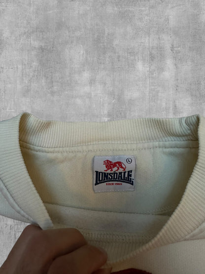 Lonsdale London Sweatshirt Weiß Damen L