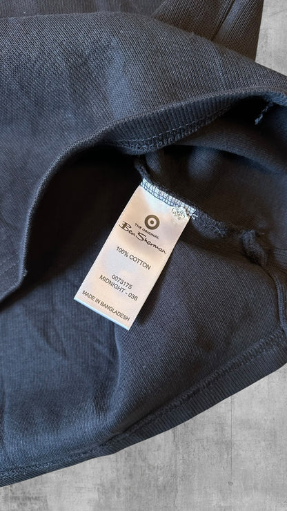 Ben Sherman Half Zip Rollkragenpullover Schwarz S