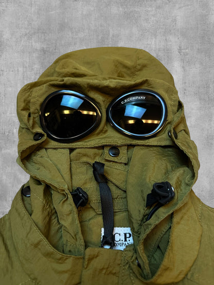 C.P. Company Goggle Windbreaker Jacke Khaki Grün M