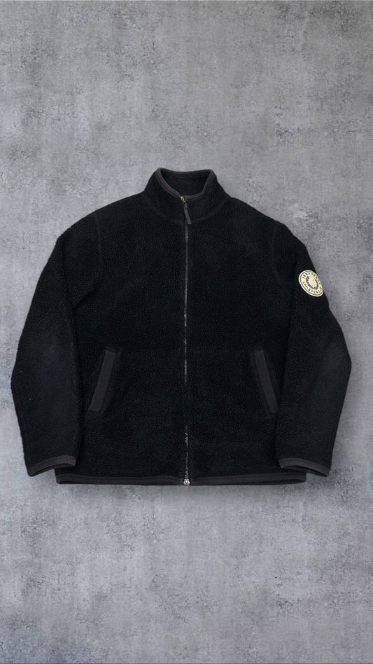 Fred Perry Teddy Jacke Winterjacke Schwarz M