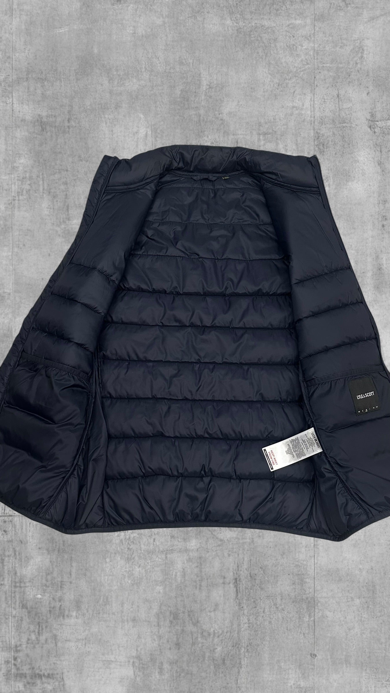 Lyle & Scott Daunenweste Navy Blau M