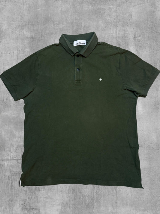 Stone Island Polo Verde oliva L