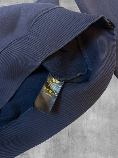 Alpha Industries Sweatshirt Schwarzblau M