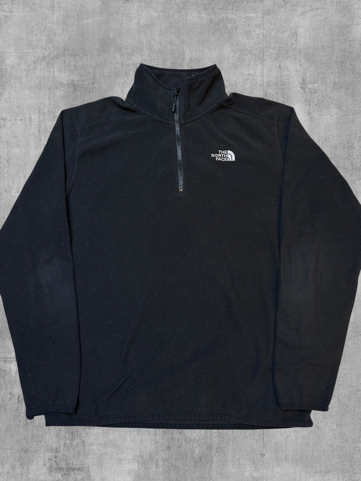 The North Face Quarter Zip Fleece Sweatshirt Schwarz M