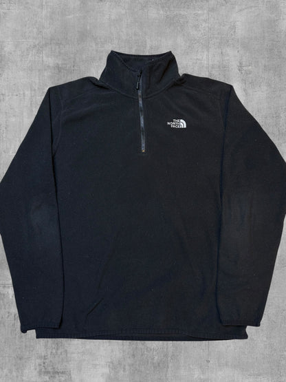 The North Face Quarter Zip Fleece Sweatshirt Schwarz M