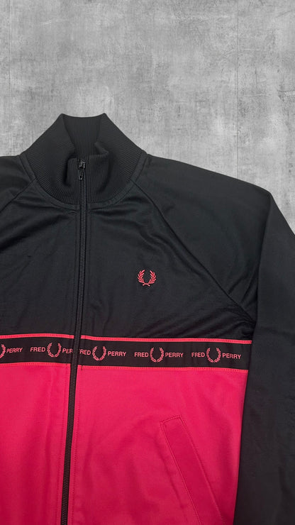 Fred Perry Trainingsjacke Taped Zip Jacke Frauengröße S