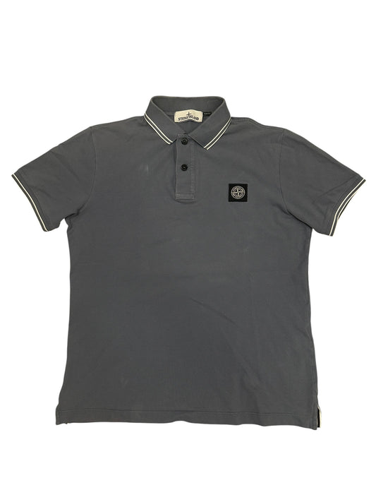 Stone Island Polo Shirt Grau M Slim Fit