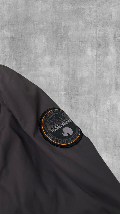 Napapijri Windbreaker Regenjacke Dunkelgrau M