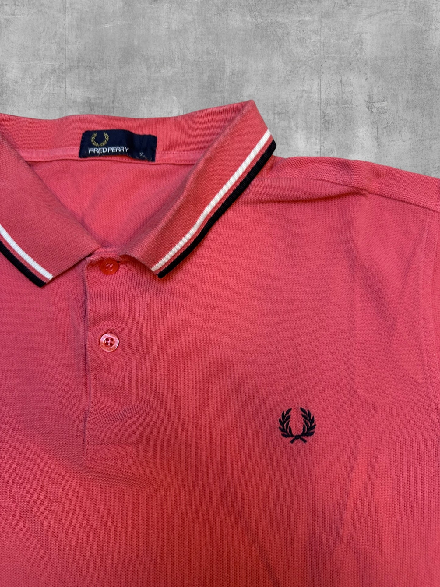 Fred Perry Polo Shirt Pink XL