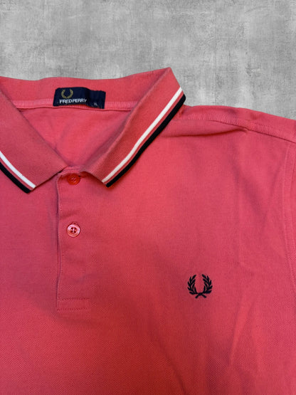 Fred Perry Polo Shirt Pink XL