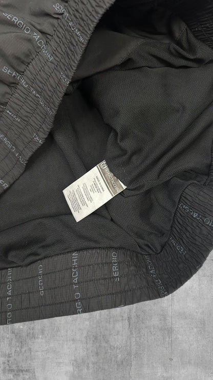 Sergio Tacchini Windbreaker Trainingsjacke Schwarz Grau Weiß XXL