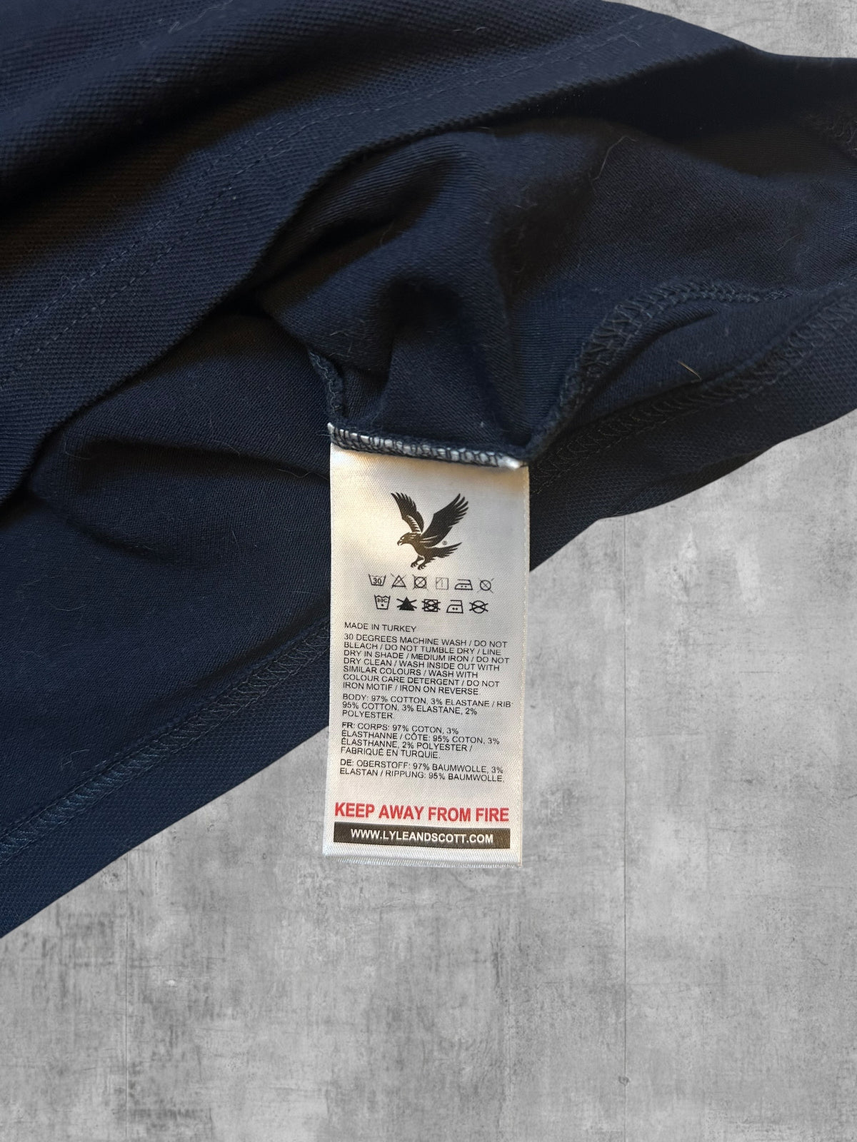 Lyle & Scott T-shirt Schwarz S