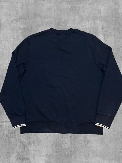 Fred Perry Sweatshirt Schwarz Weiß XL