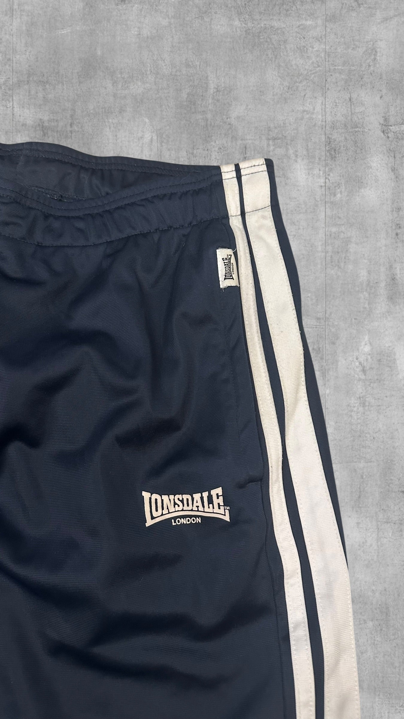 Lonsdale London taped Trainingshose Schwarzblau XL