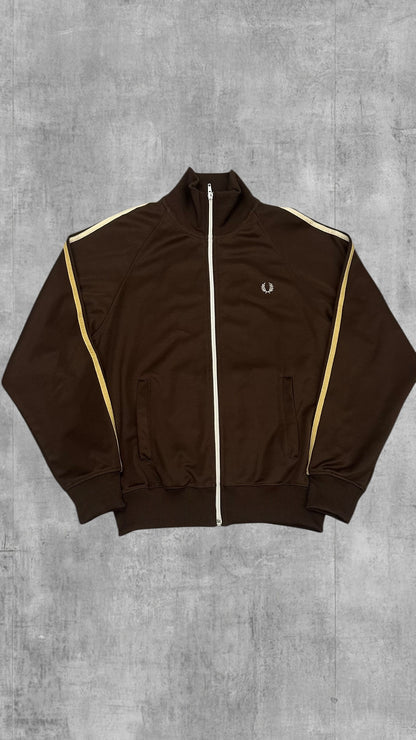 Fred Perry Taped Trainingsjacke Braun XS