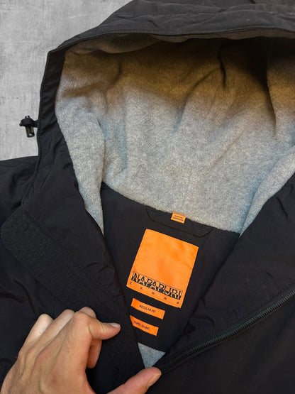 Napapijri Lined Rain Jacket Windbreaker Black M