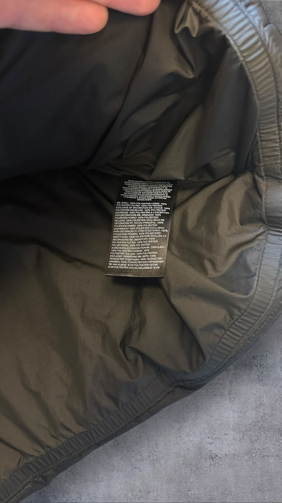 The North Face Pufferjacke Daunenjacke Schwarz L (Damen XL)