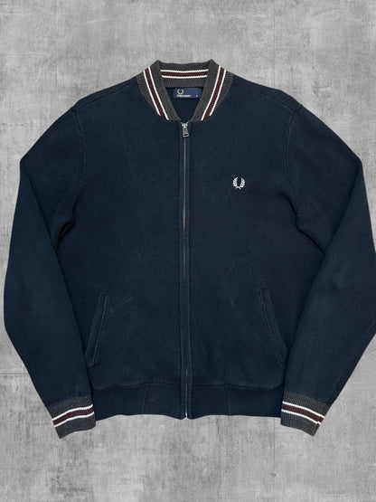 Fred Perry Strickjacke Navy Blau M