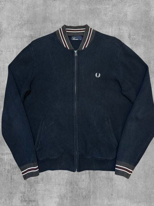 Fred Perry Strickjacke Navy Blau M