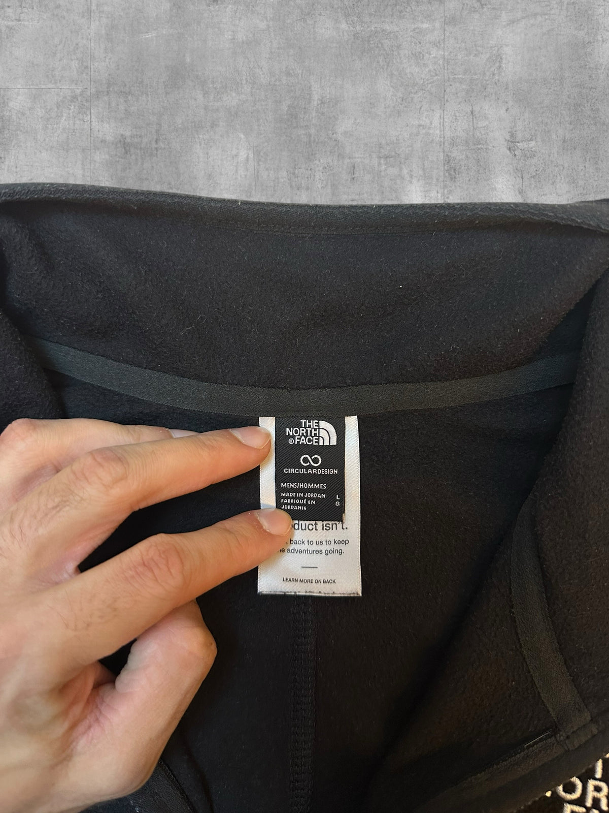 The North Face Jersey polar Quarter Zip Negro L