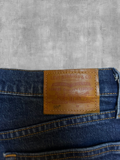 Levi’s Jeans 501 washed Blue S