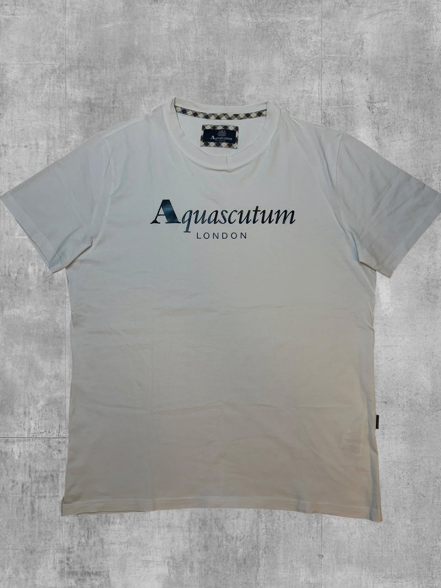 Aquascutum London T-Shirt Weiß M