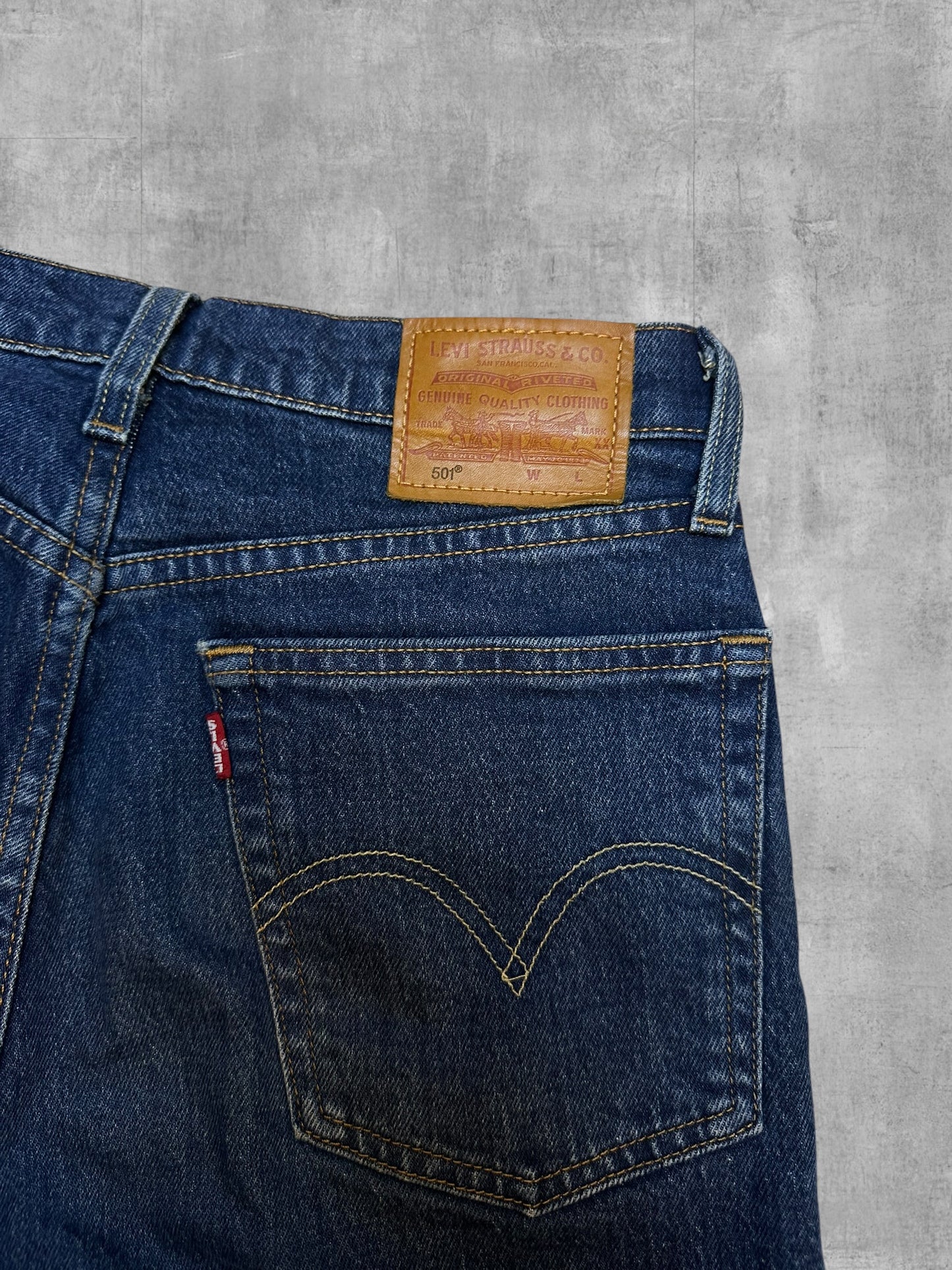Levi’s Jeans 501 washed Blue S