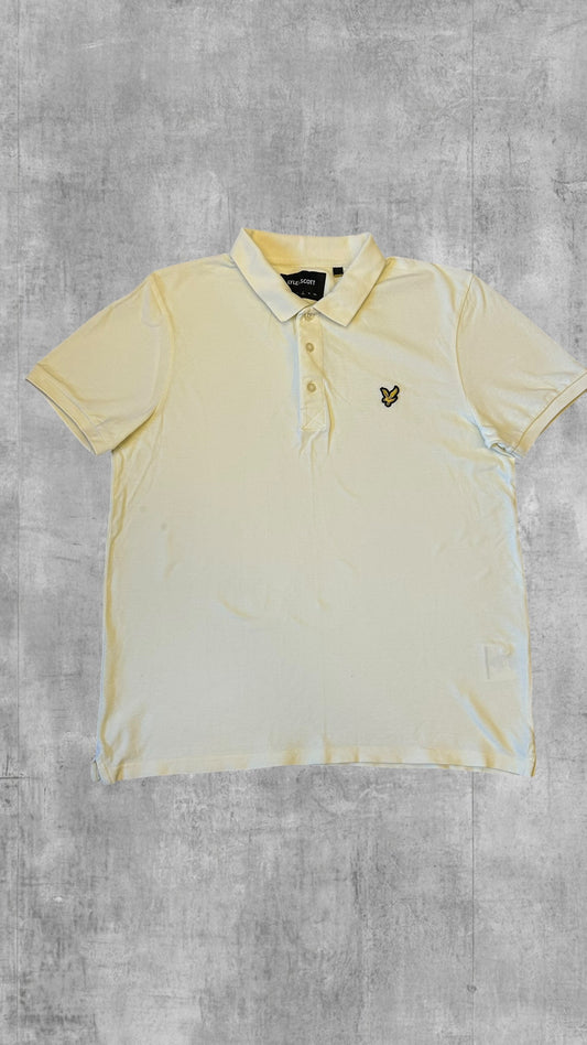 Lyle & Scott Polo Shirt Weiß Beige L