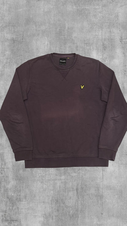 Lyle & Scott Sweatshirt Weinrot L