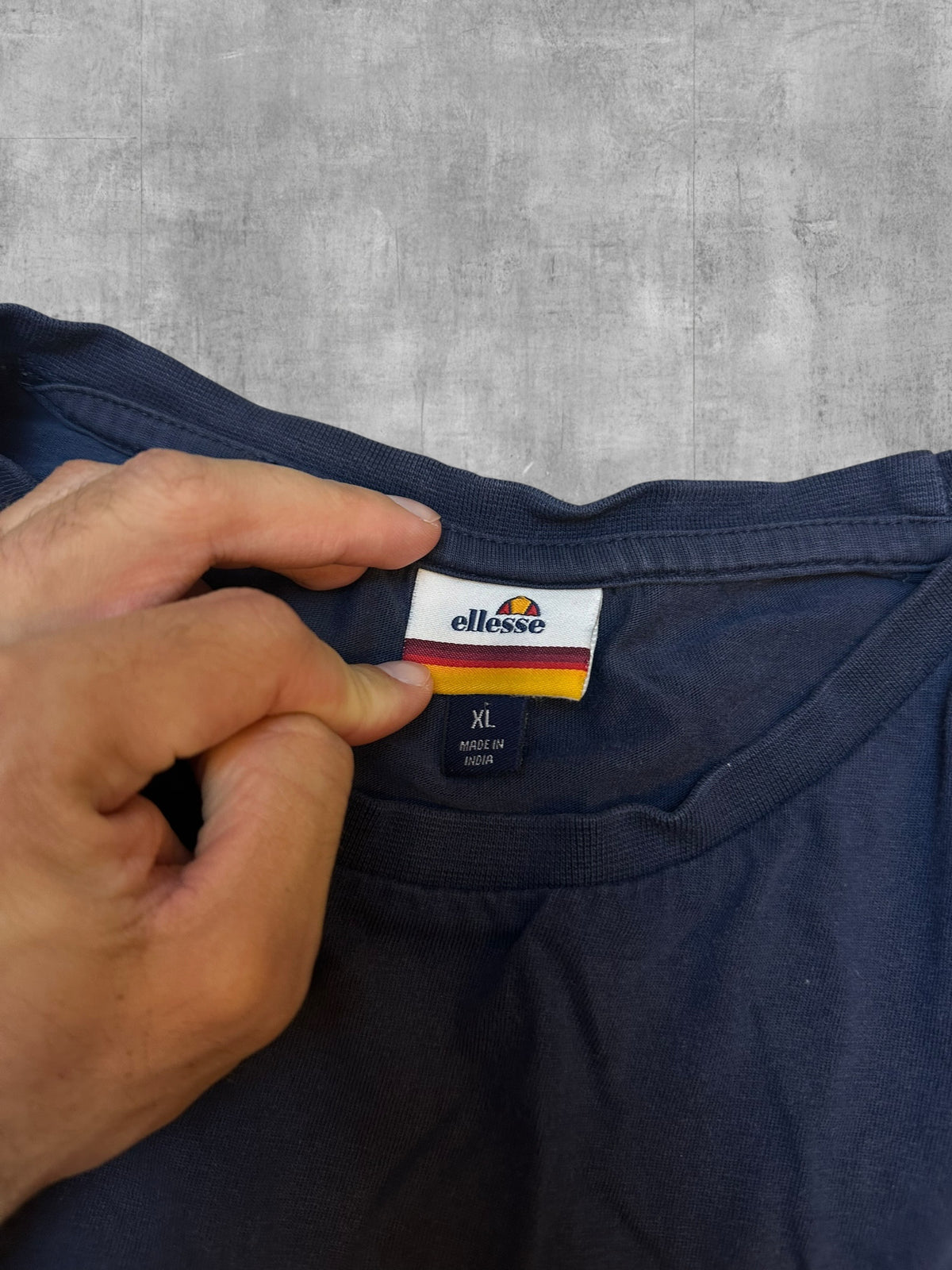 Ellesse T-Shirt Navy Blue XL