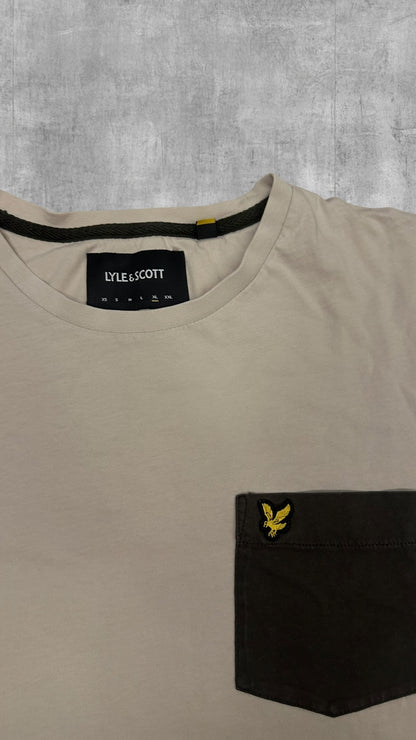 Lyle & Scott T-shirt Creme Weiß XL