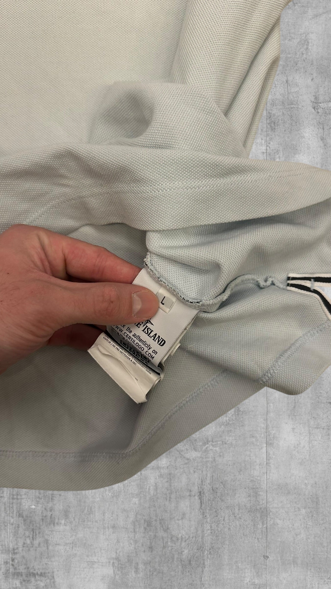 Stone Island Polo Shirt Türkis L