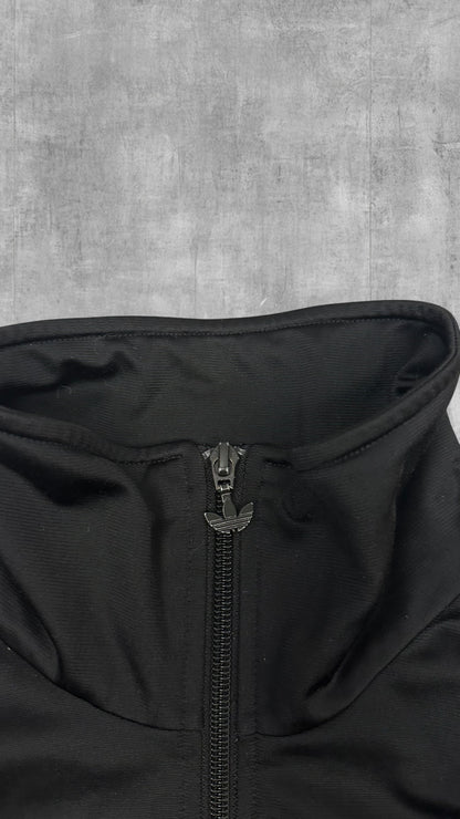 Adidas Backprint Firebird Trainingsjacke Schwarz Gold S - M