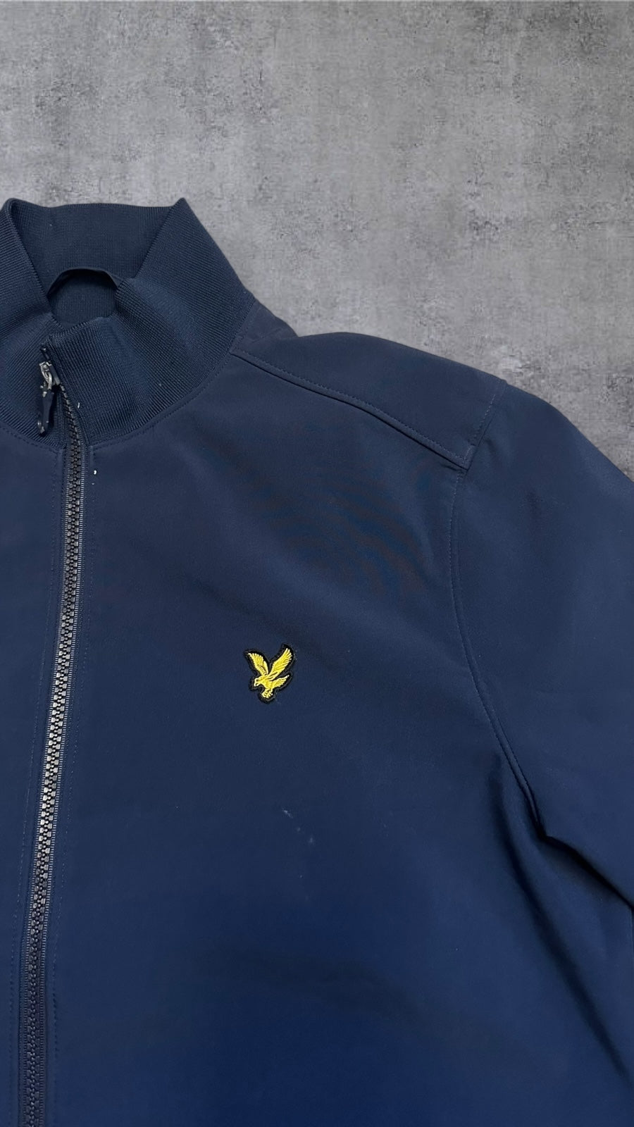 Lyle & Scott Softshelljacke Regenjacke Navy Blau S