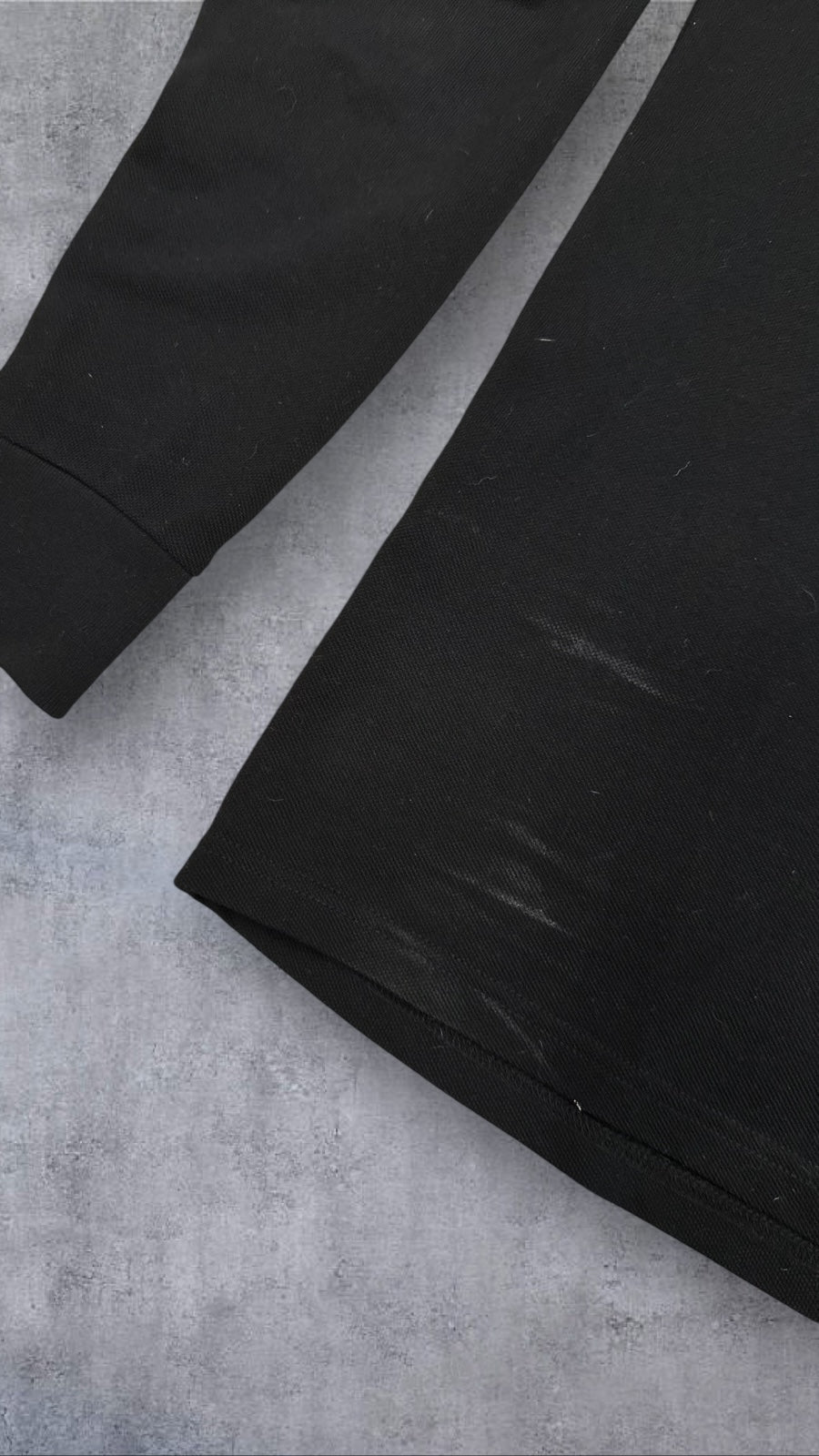 Fred Perry Longsleeve Schwarz Gold XS